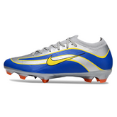 Chuteira Campo Nike Air Zoom Mercurial Vapor 16 Elite FG Cinza e Azul R9